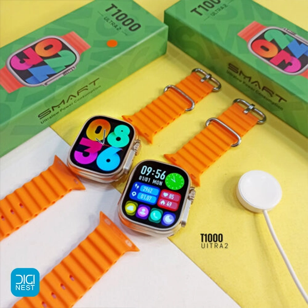 خرید و قیمت ساعت هوشمند اولترا مدل T1000 Ultra- قیمت مناسب با طرح اپل واچ سری 9