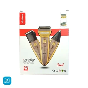 ماشین اصلاح صورت و بدن سه کاره ویهان مدل RV-6225