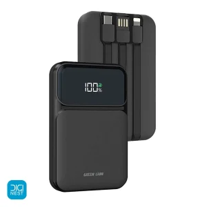 خرید و قیمت پاوربانک 10000mAh گرین لاین مدل INTEGRATED GL-PB36 - Green Lion ده هزار