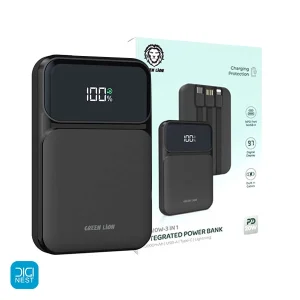 خرید و قیمت پاوربانک 10000mAh گرین لاین مدل INTEGRATED GL-PB36 - Green Lion ده هزار