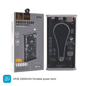 خرید و قیمت پاوربانک فست شارژ و PD دنمن Denmen مدل DP28 10000mAh 22.5 وات شارژ سریع