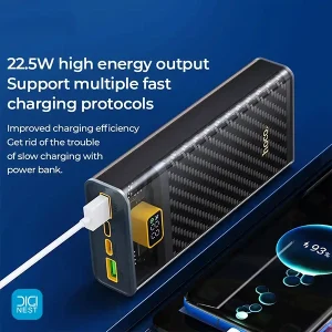 خرید و قیمت پاوربانک هوکو مدل J103A PD+QC3.0 22.5W ظرفیت 20000 میلی‌ آمپر ساعت - پاوربانک بیست هزار شارژ سریع