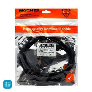 کابل برق پاور کامپیوتر مچر مدل MR-89 طول 1.5 متر