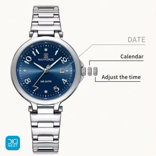 خرید و قیمت ساعت مچی عقربه ای زنانه نیوی فورس NF5033 SBE اورجینال اصل مناسب هدیه قیمت مناسب