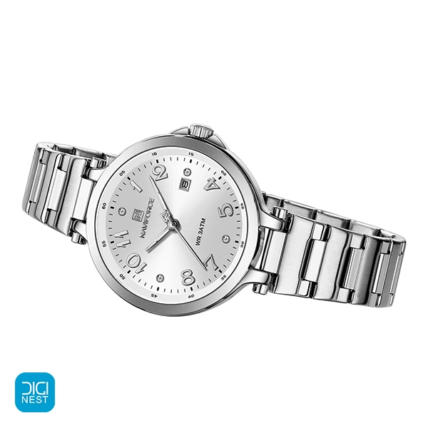 خرید و قیمت ساعت مچی عقربه ای زنانه نیوی فورس NF5033 SW اورجینال اصل مناسب هدیه