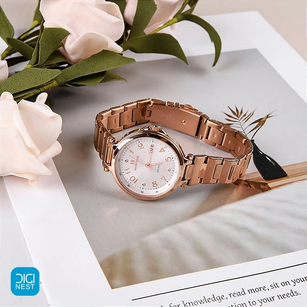 خرید و قیمت ساعت مچی عقربه ای زنانه نیوی فورس NF5033 اورجینال اصل مناسب هدیه