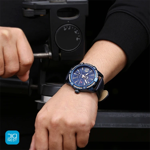 خرید و قیمت ساعت مچی عقربه ای مردانه نیوی فورس مدل NF9117 BE Naviforce مناسب هدیه