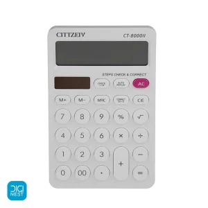 خرید و قیمت ماشین حساب سیتزیو مدل CT-8000II - قیمت مناسب رنگی