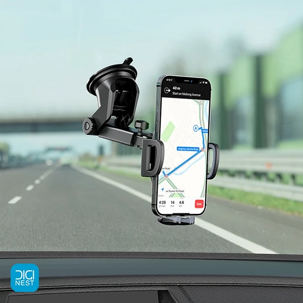 خرید و قیمت هولدر و پایه نگهدارنده گوشی موبایل بروفون مدل BH53 - استند موبایل برای ماشین و خودرو