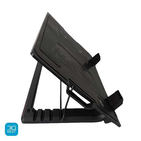 خرید و قیمت پایه خنک کننده (کول پد) لپ تاپ ارگو استند مدل M25 - فن لپ تاپ مشکی