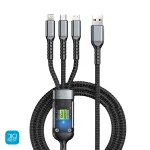 خرید و قیمت X-hanz 3in1 USB Fast Charging Cable 100W LM05 - کابل چند کاره 3 در 1