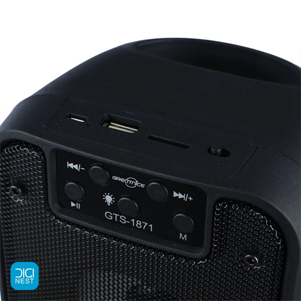 خرید و قیمت اسپیکر بلوتوثی قابل حمل گریت نایس مدل GTS-1871 سایز 2*3 اینچ