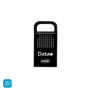خرید و قیمت فلش 64 گیگ USB 2.0 دیتا پلاس مدل Data+ Carbon فلزی کوچک با گارانتی