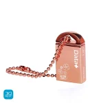 خرید و قیمت فلش مموری 32 گیگابایت USB3.1 دیتا پلاس مدل ROSE GOLD GIFT فلزی با گارانتی