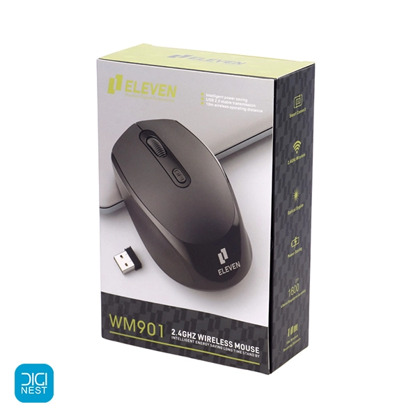 خرید و قیمت ماوس بی سیم ایلون مدل ELEVEN WM901 - موس بیسبم با دانگل
