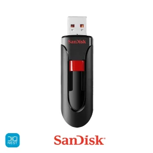 خرید و قیمت فلش مموری سن دیسک مدل SanDisk CZ600 ظرفیت 128 گیگابایت رنگ مشکی سرعت بالا