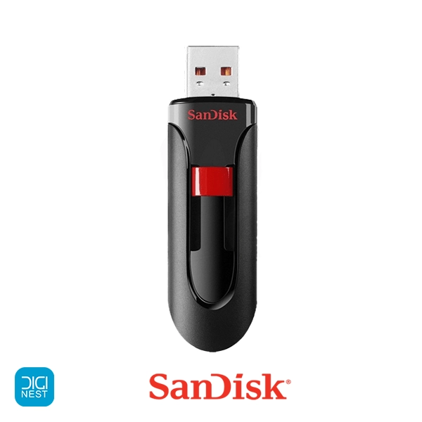 خرید و قیمت فلش مموری سن دیسک مدل SanDisk CZ600 ظرفیت 128 گیگابایت رنگ مشکی سرعت بالا