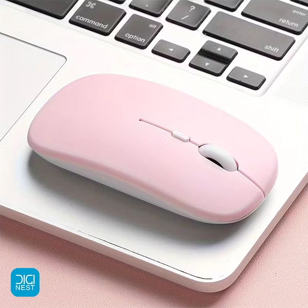 خرید و قیمت ماوس بی سیم بلوتوثی سایلنت طرح اپل مدل 001 بی صدا