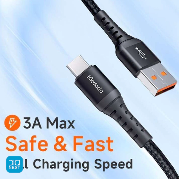 کابل شارژ و دیتا تایپ سی مکدودو مدل CA-2273 طول 3 متر