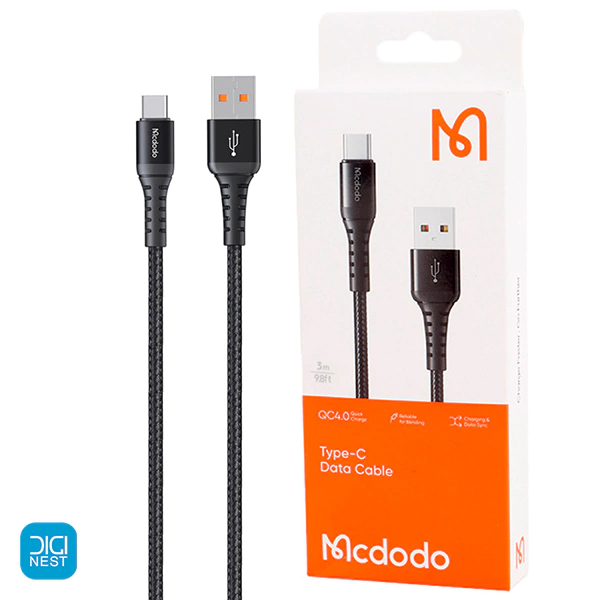 کابل شارژ و دیتا تایپ سی مکدودو مدل CA-2273 طول 3 متر