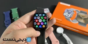 خرید و قیمت ساعت هوشمند طرح اپل واچ مدل KW32 Max با هفت بند اقتصادی