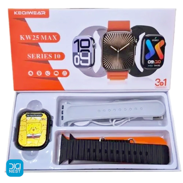 ساعت هوشمند Keqiwear مدل KW25 Max