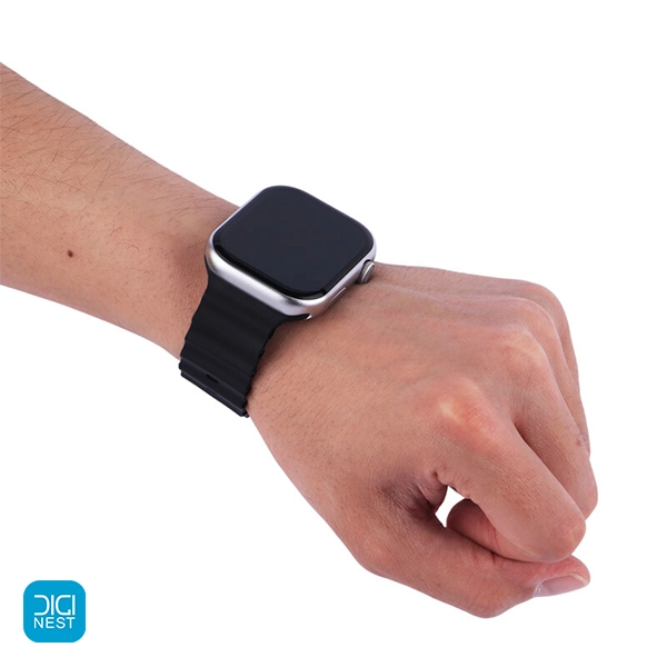 خرید و قیمت پک ساعت هوشمند و هندزفری بلوتوثی ویزمی مدل WISME X26 طرح اپل با پنج بند