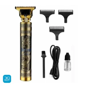 خرید و قیمت ماشین اصلاح موی سر و صورت RGG T9 با تیغه استیل ضد زنگ